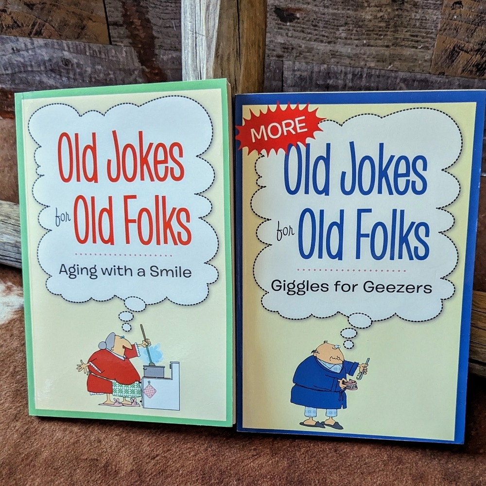 2 Paperback Bundle Old Jokes For Old People and Old Folks